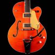 Gretsch G6120SSL-OFLM Brian Setzer Nashville with Bigsby Orange Tiger Flame Maple Cheap