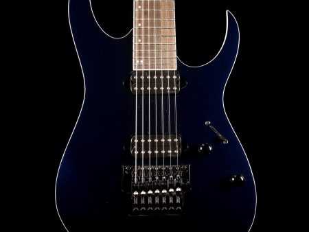 Ibanez RG2027XL RG Prestige 7-String Dark Tide Blue Hot on Sale