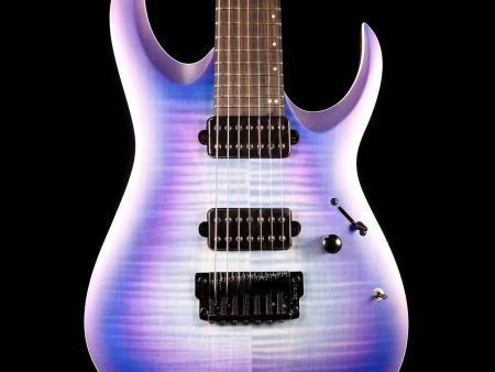 Ibanez RGA71AL RGA Axion Label 7-String Indigo Aurora Burst Flat Sale