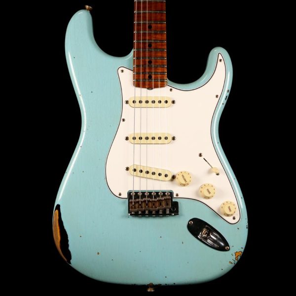 Fender Custom Shop Limited Roasted Tomatillo Stratocaster 2019 Daphne Blue Sale