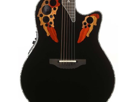 Ovation American LX Custom Elite Super Shallow Black Cheap