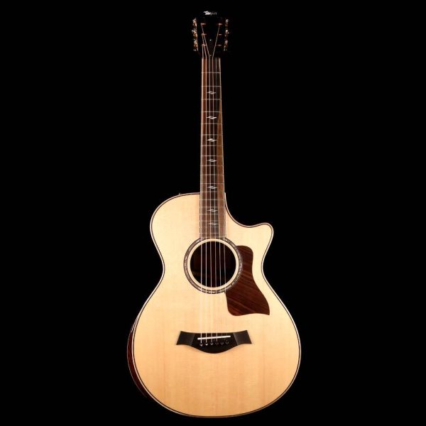 Taylor 812ce DLX 12-Fret V-Class Grand Concert Acoustic-Electric Natural Online Sale