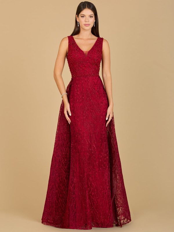 Lara 29197 - Lace Embroidered Overskirt Dress Sale