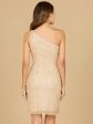 Lara 29105 - One Shoulder Cocktail Gown Cheap