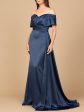 Off Shoulder Satin Dress Supply