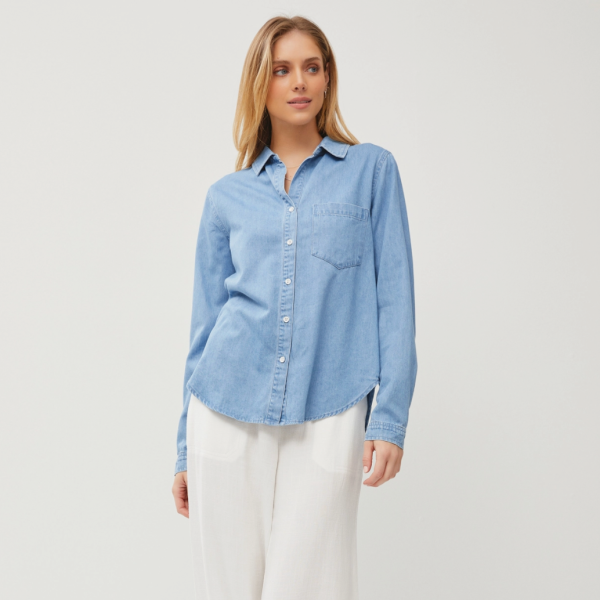 Classic Denim Shirt For Discount