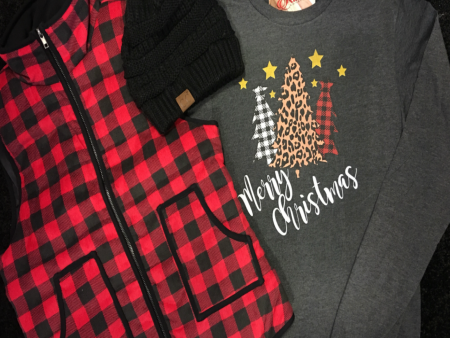 Merry Christmas Plaid Shirt Sale