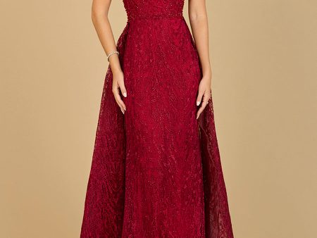 Lara 29197 - Lace Embroidered Overskirt Dress Sale