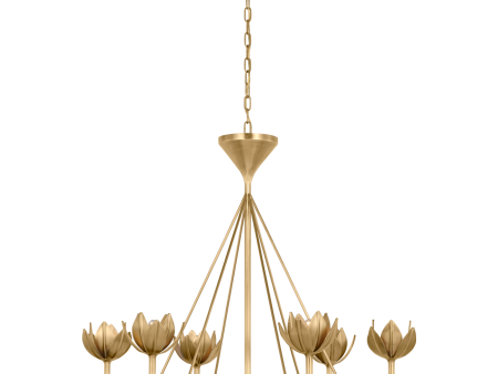 Alberto Large Low Ceiling Chandelier For Sale