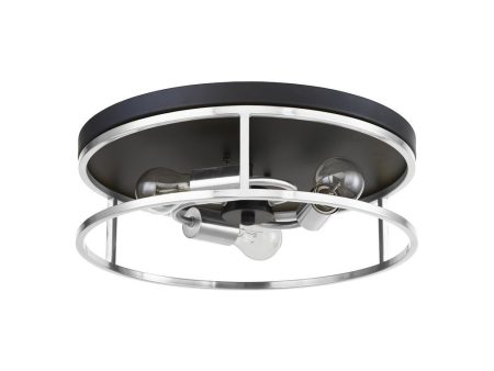 Easton 3-Light Round Flush Mount on Sale