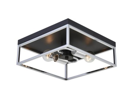 Easton 2-Light Square Flush Mount Sale