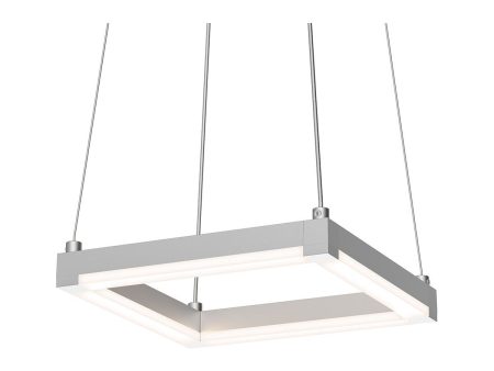 Stix 9  Square LED Pendant (with 20  Cord) For Discount