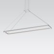 Stix 47  x 9  Rectangle LED Pendant (with 20  Cord) Online now