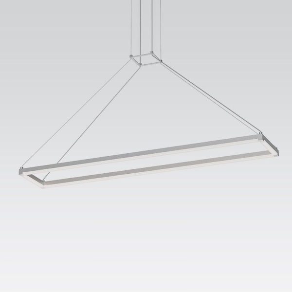 Stix 47  x 9  Rectangle LED Pendant (with 20  Cord) Online now