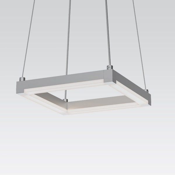 Stix 9  Square LED Pendant (with 20  Cord) For Discount