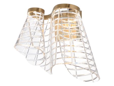 Tartan LED Wall Sconce For Sale