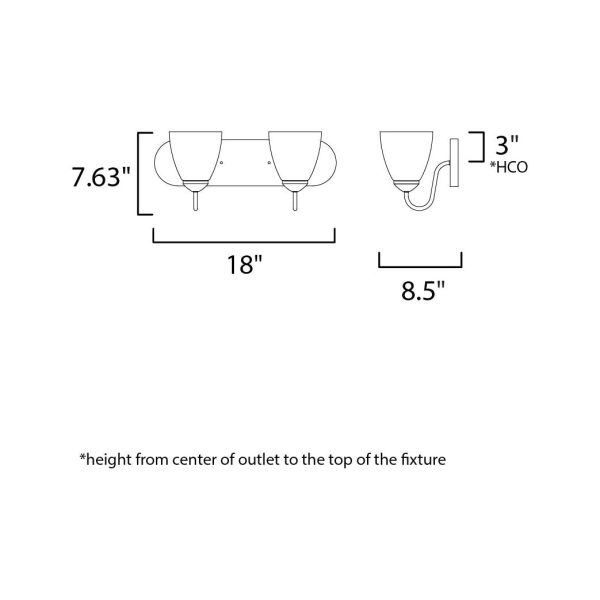 Axis 2-Light Strip Bath Vanity Cheap