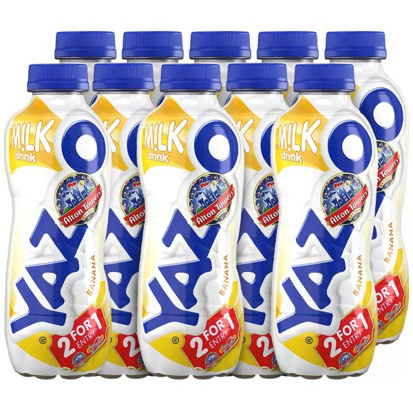 Yazoo Banana Milkshake Pack of 10 x 400ml Hot on Sale