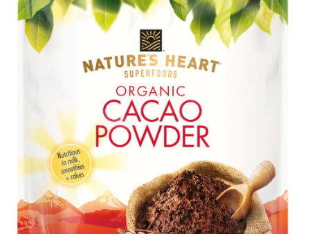 Nature s Heart Superfood Organic Cacao Powder, 567g Online now