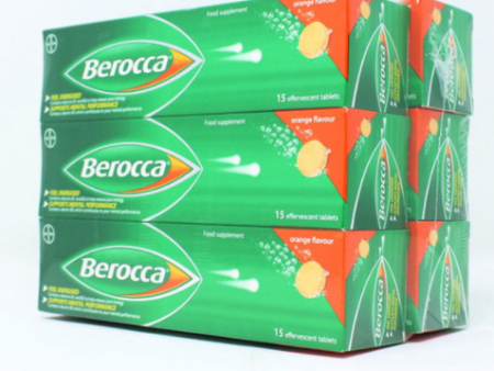 Berocca Orange Flavour Pack of 6x15 Count Online now