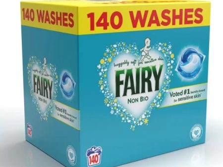 Fairy Non-Bio Washing Detergent Tablets Pack of 140 Pods Online Hot Sale