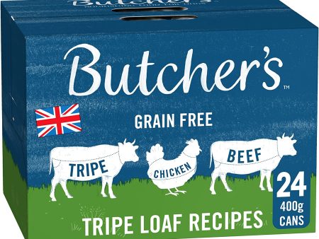 Butcher s Tripe Loaf Dog Food Tins 24 X 400g Sale