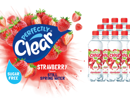 Perfectly Clear Still Strawberry Flavoured Water Pack of 12x500ml For Discount